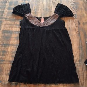 Women’s Free People Black Lace Top